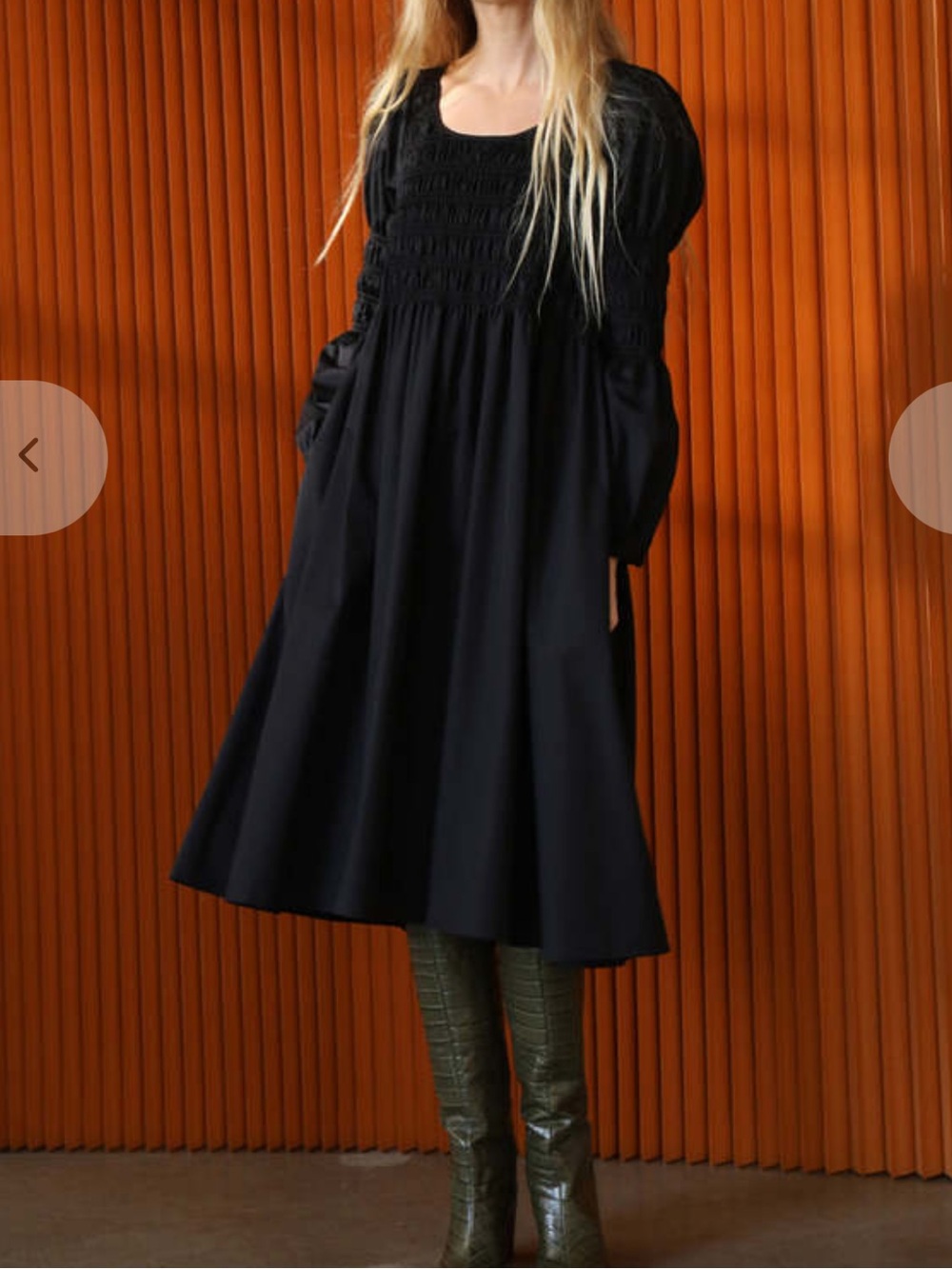 Juliette Fabbri Finn Smocked Dress